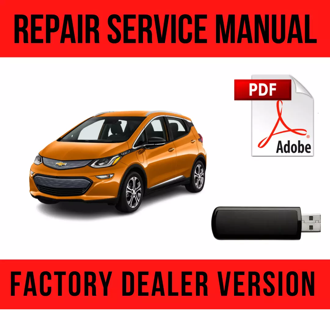 Chevrolet Bolt EV 2017 2021 Factory Repair Manual USB chevy