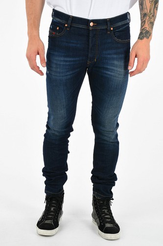 Men's Stretch Slim Carrot Skinny Jeans 