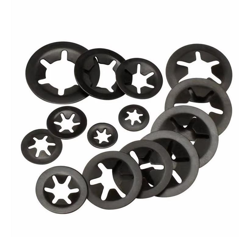 Starlock Washers For Shaft Retaining Push On Clips 2mm 25mm Spring
