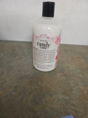 Philosophy Candy Cane Peppermint Shampoo Bubble Bath Shower Gel New Sealed