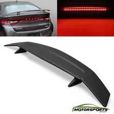 For 16-18 Honda Civic FC 10TH Gen R Style Rear Truck Spoiler Wing w/ Led Light