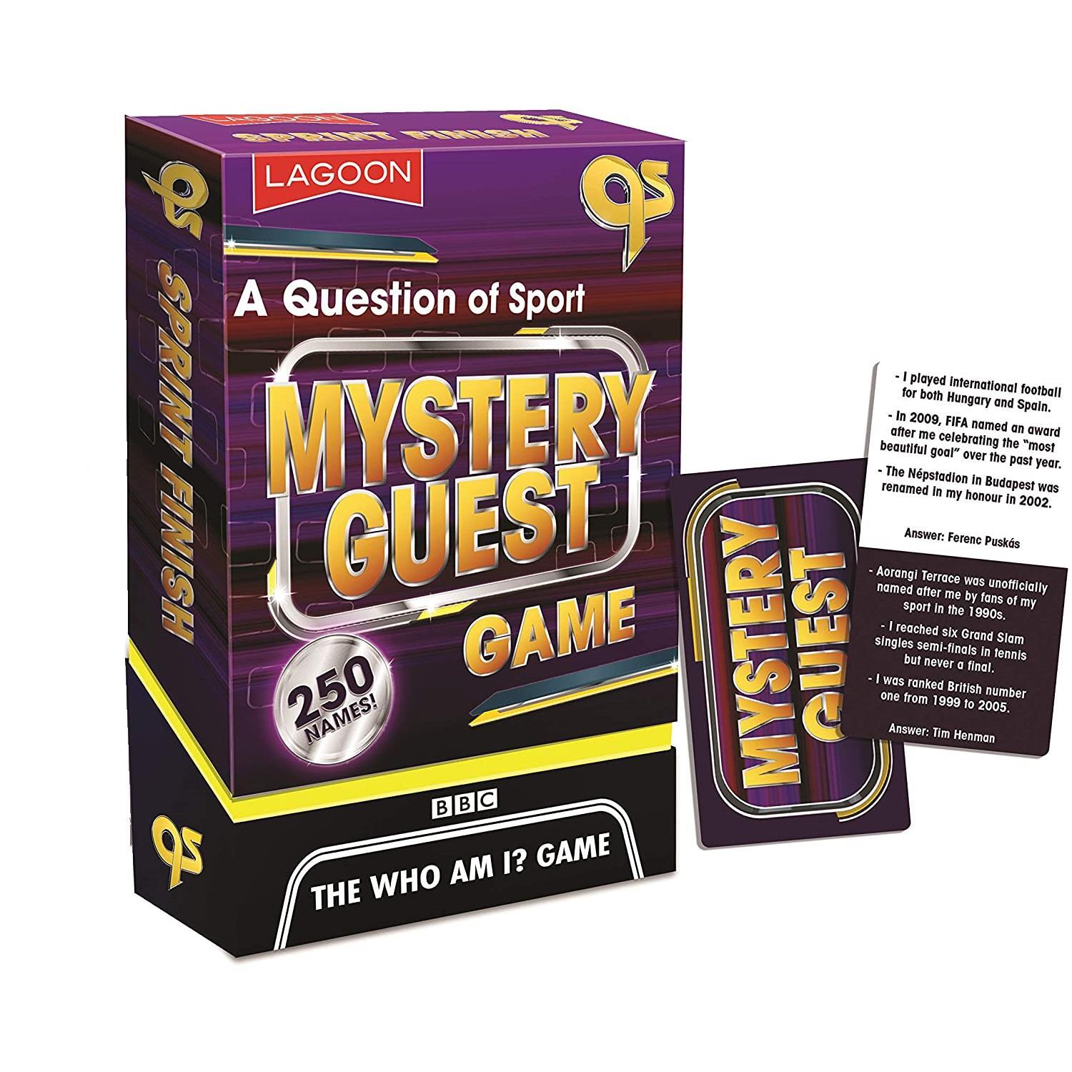 Who Am I Game A Question Of Sport Mystery Guest Guessing Game Family Activity
