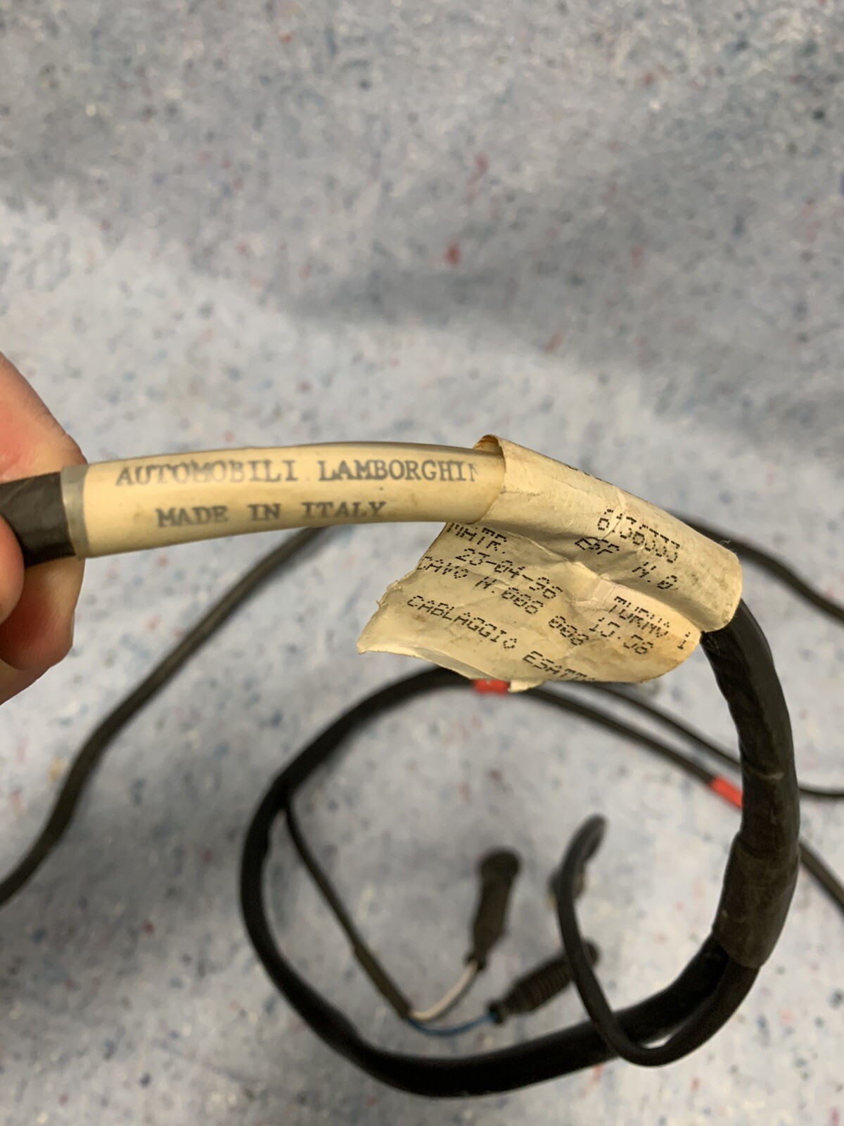 Lamborghini Diablo Sv OEM Right Electrical Cable  Window Door Motor No Reserve !