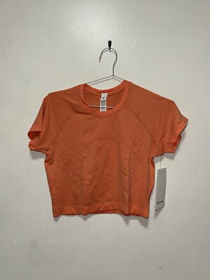 Lululemon Swiftly Tech Cropped Short-Sleeve Shirt 2.0 Size 10 CRLK
