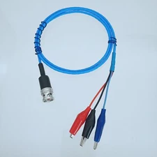 Triaxial TRB male to Alligator Clip M17/176 1553B Single Shielded Cable 1~9FT