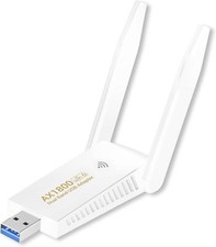 Wireless USB WiFi 6 Adapter for PC - 1800Mbps USB3.0 WiFi Adapter for Desktop PC