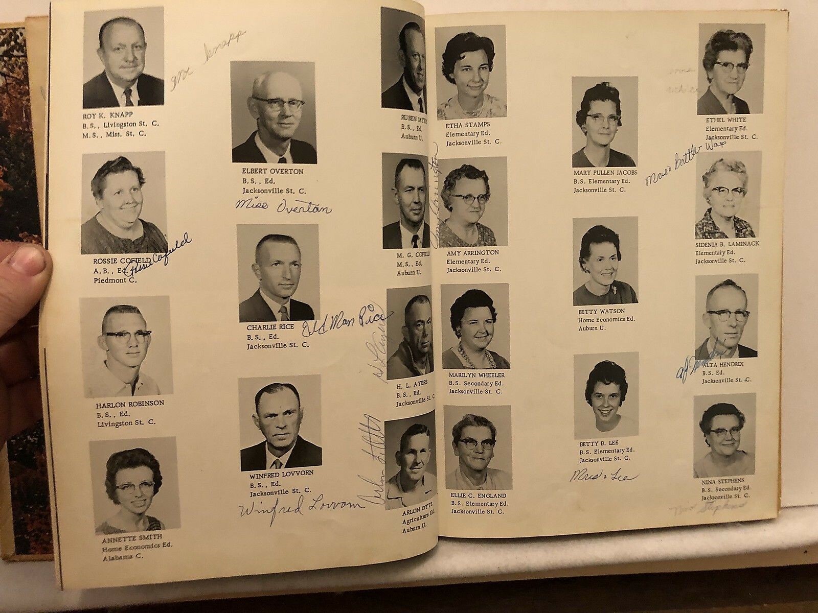 1963 Ranburne High School Annual Yearbook Alabama AL eBay