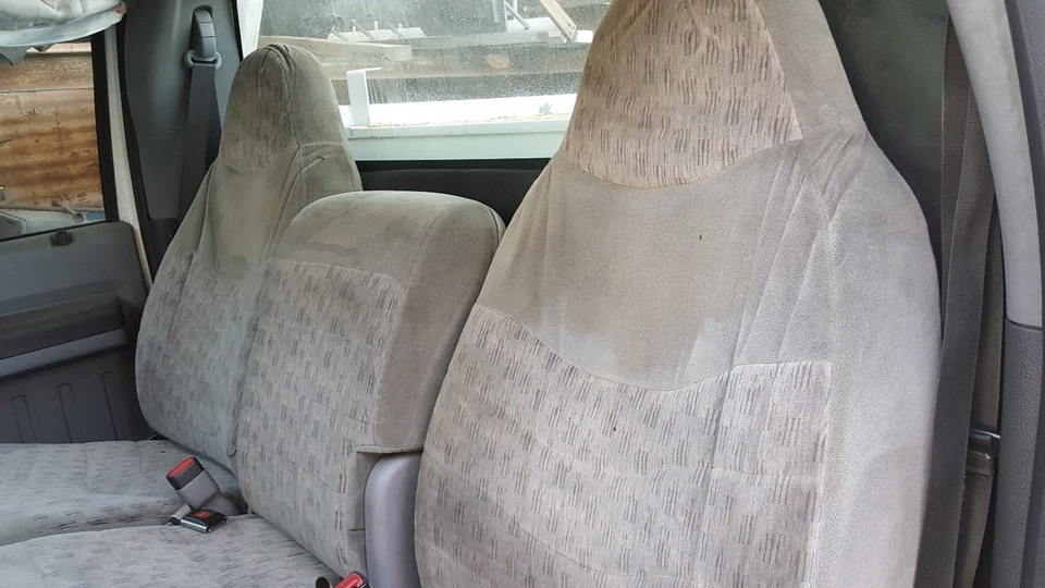 11-12 F250 Gris Tela Regular Cabina Asientos Interior Asiento AS CORE OEM Foto 3 de 4