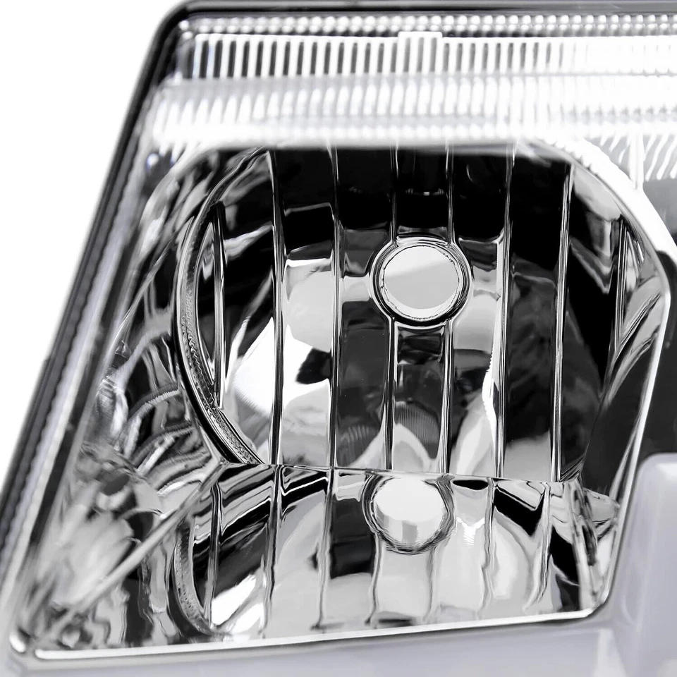 for 1999-2004 Jeep Grand Cherokee LED Tube Light Bar Chrome Housing Headlights - Image 4 of 4