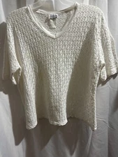 Sostanza White Lace Beach Cover Up Large USA