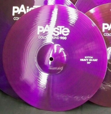 Paiste Color Sound 900 Purple 14'' Heavy Hi Hat Bottom/New/Model # CY0001943614