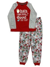 Jammies for Families Girls Santa Been Good Christmas Holiday Pajamas S 6-6X 