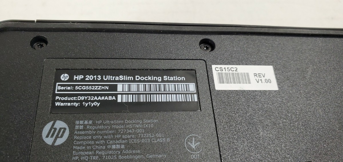Estação De Acoplamento Hp 2013 Ultraslim Docking D9y32aa +nf