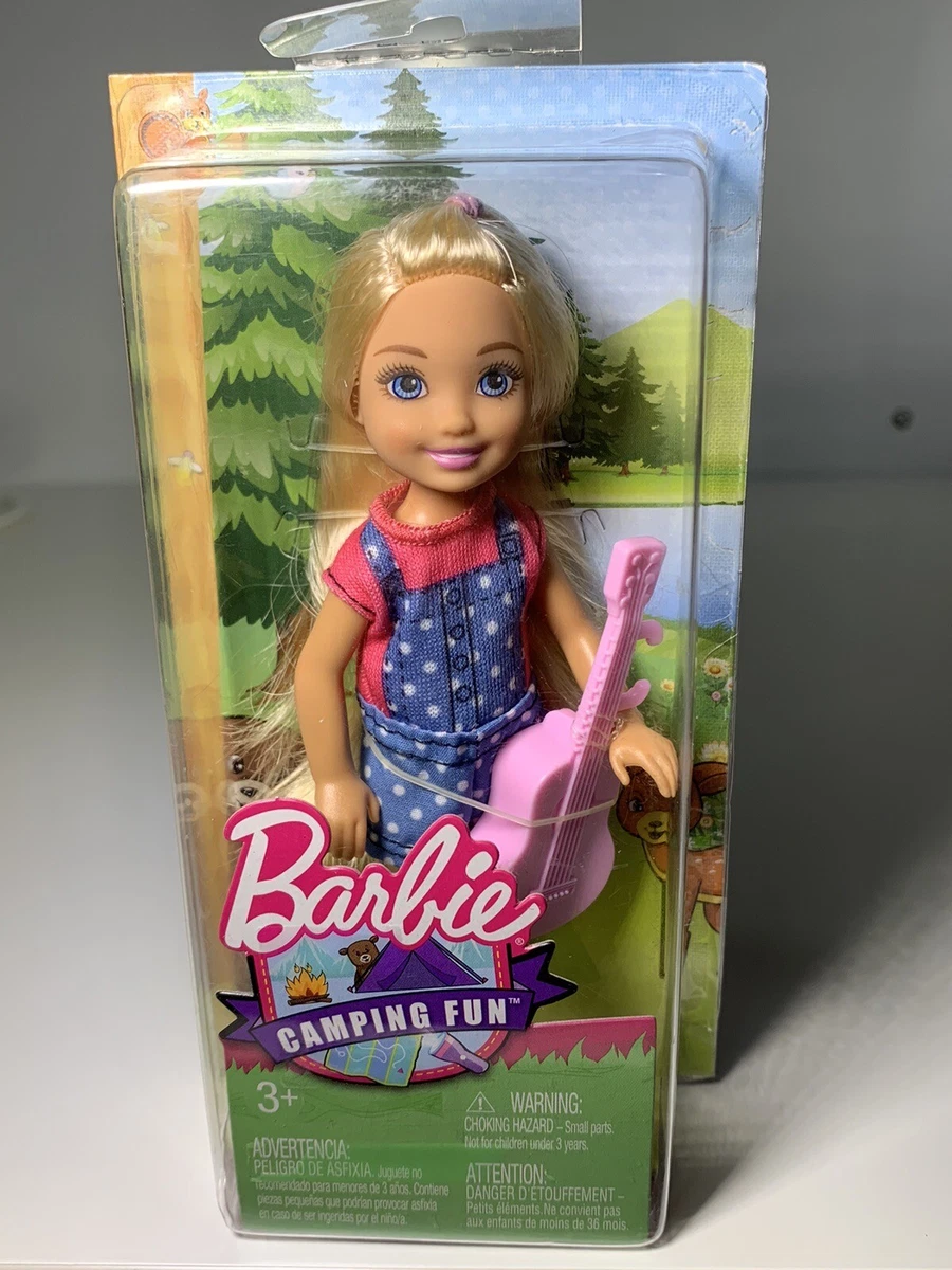 Barbie Sisters Camping Fun Sing Along Chelsea Doll BNIB Guitar