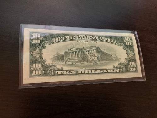 1969 $10 Federal Reserve Note - Picture 2 of 2