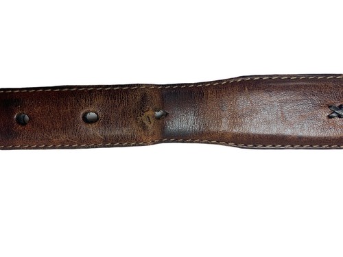 Onyx by Brighton Black & Brown Leather Golf Belt Mens 44 Concho READ Condition - Picture 9 of 12