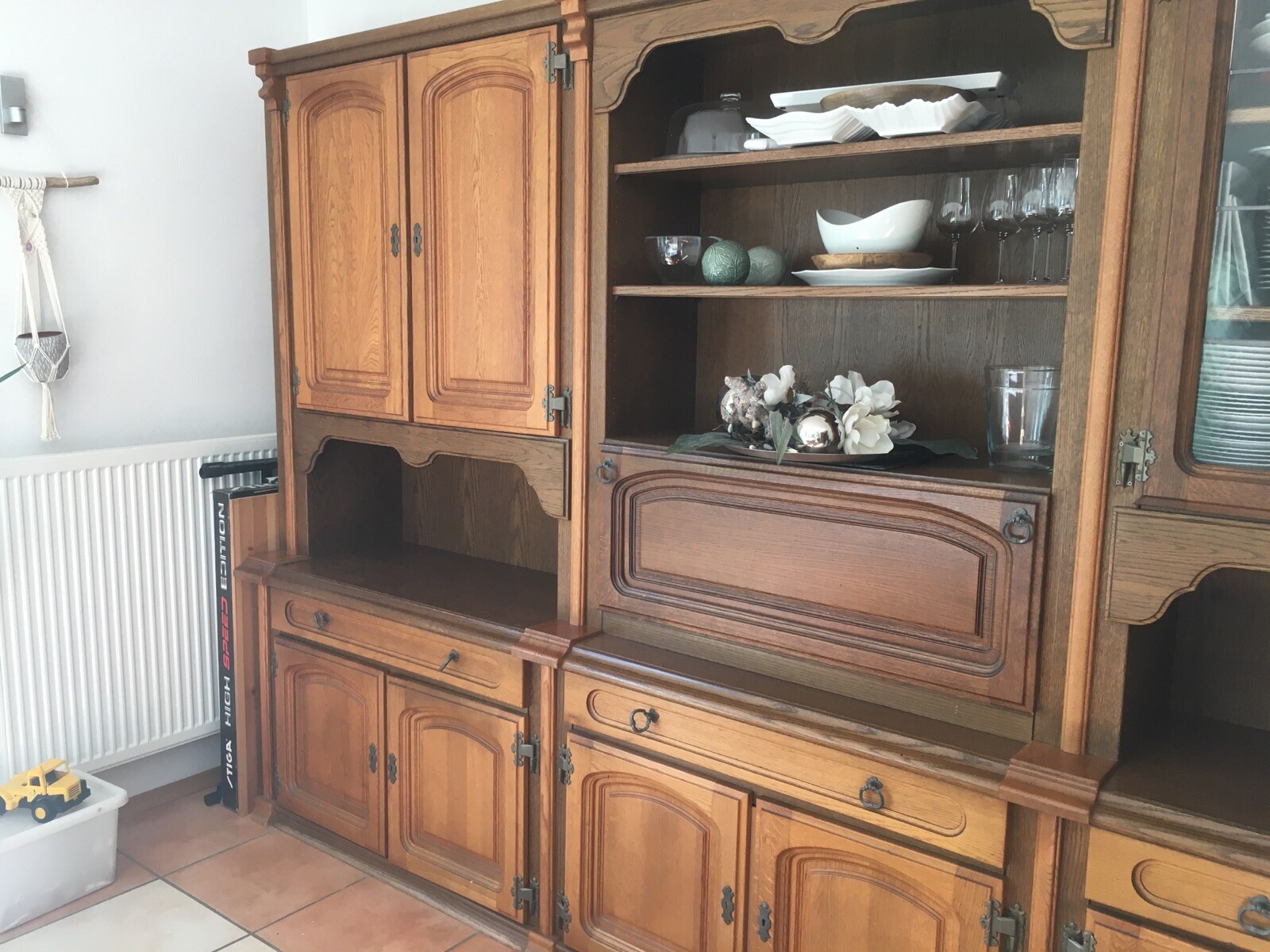 Wohnzimmerschrank in Eiche rustikal eBay
