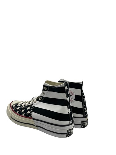 Converse Chuck 70 Men’s Sz 10.5 Casual Shoe White Blue Stars Skate Sneaker - Picture 16 of 17