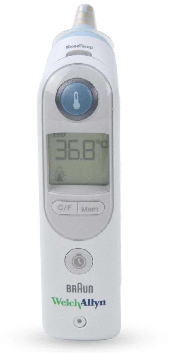 Welch Allyn Braun ThermoScan PRO 6000 Tympanic Ear Exactemp Medical  Thermometer