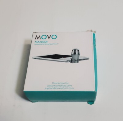 Movo MA200SR Mini Microphone for iPhone/ipad/itouch NEW OPEN BOX