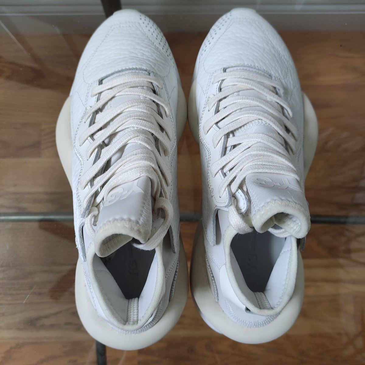 adidas Y-3 Adidas Y3 Kaiwa Triple White men's 8 | eBay