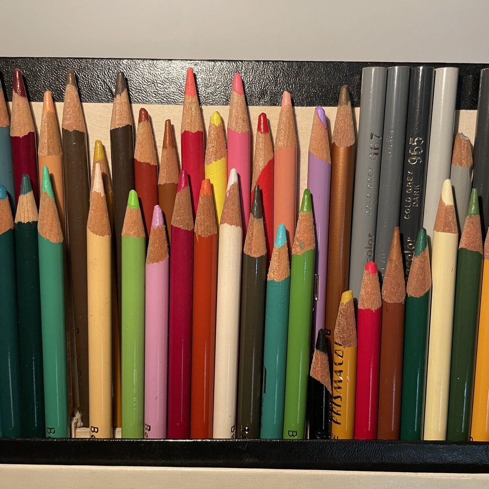 Vintage Berol Prismacolor No. 960 Color Art Set 59 Pencils (All Good, Many  Used)