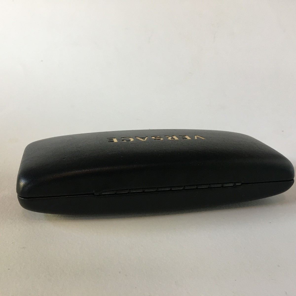Versace Black Gold Hard Glasses Sunglasses Lined Case With 