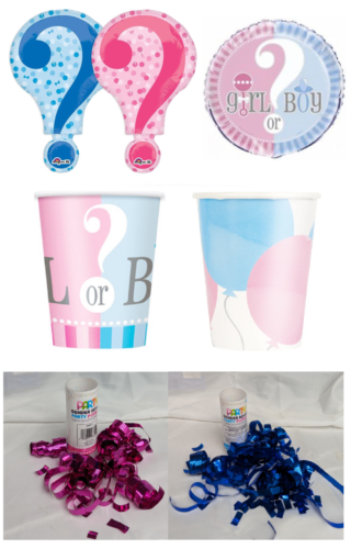Helium Luftfolie Ballon Geschlecht Enthüllung Party rosa blau Mädchen oder Junge Dekorationen - Bild 1 von 11