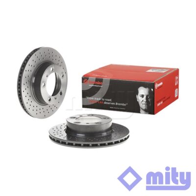 Fits Porsche Boxster Cayman 2.7 Brake Discs Front Mity 98735140201 98735140101