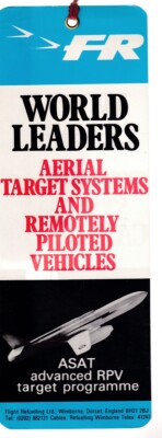 Flight Refuelling Ltd - Aerial Target Systems & Remote Piloted Vehicles Tag e2
