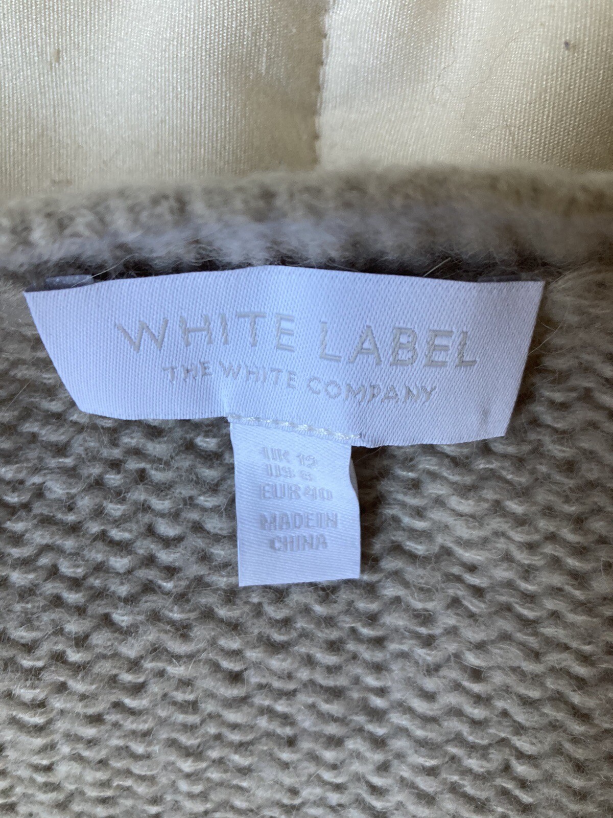 the white company dress size 12. Two Piece Satin Dress and Wool Cardigan. New. eBay