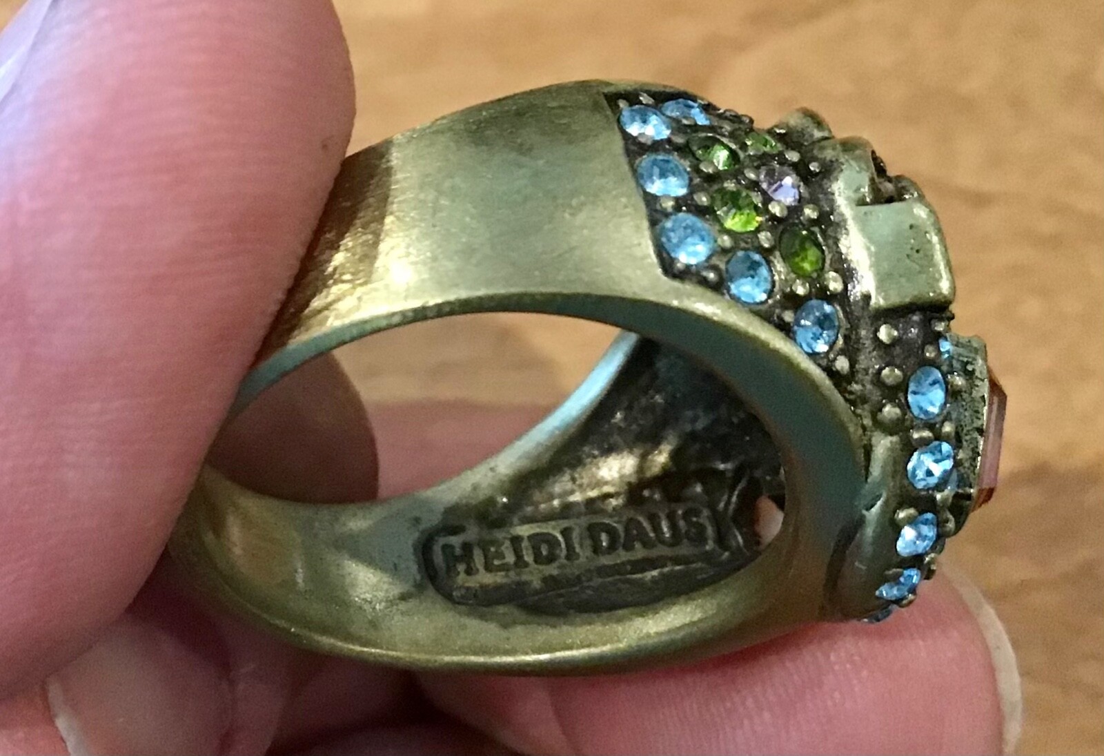 AUTHENTIC HEIDI DAUS DOMED MULTI COLORED PRINCESS… - image 4