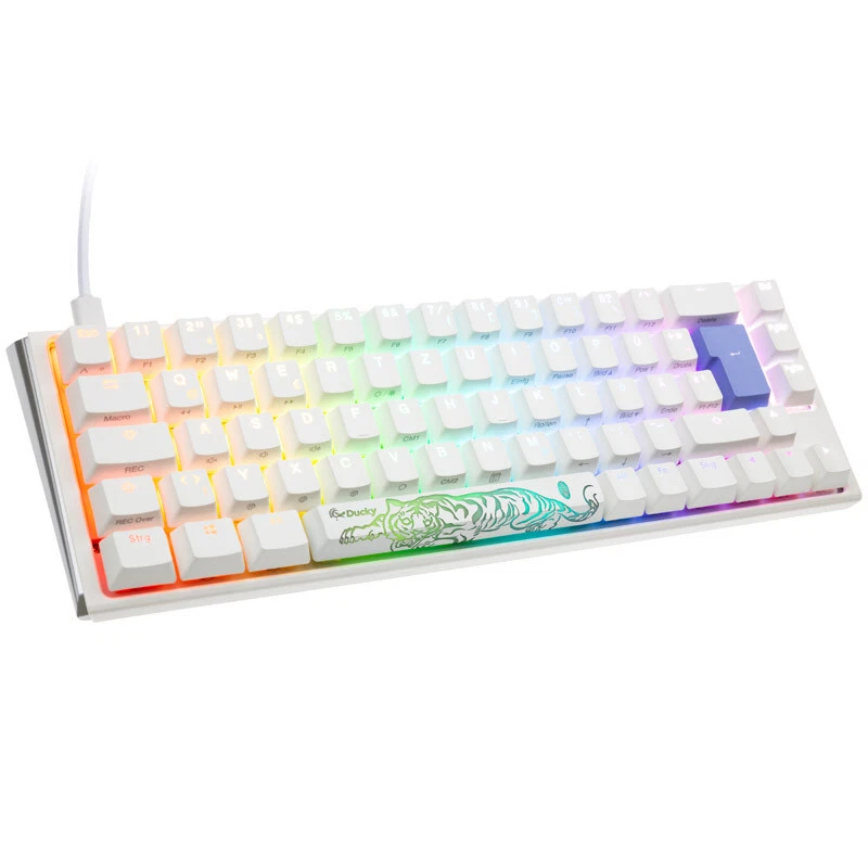 Ducky One 3 Classic Pure White SF Gaming Tastatur, RGB LED - MX 