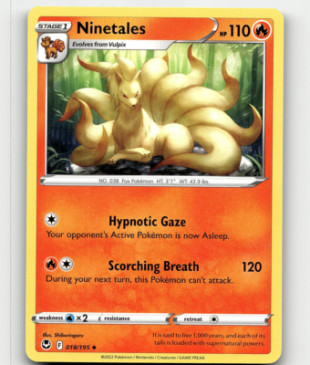 Pokemon Ninetales 18/195 Silver Tempest NM/M | eBay