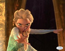 Idina Menzel Frozen Autographed Signed 8x10 Photo ACOA