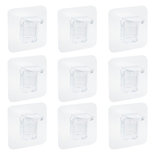 20 Pcs Partition Holder Adhesive Shelf Support Pegs Kitchen Cabinet Supports - Picture 5 of 12