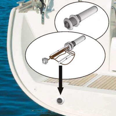 Unterputz Notfall Seil Einstiegsleiter Mann über Bord Boot Yacht Sicherheit B22
