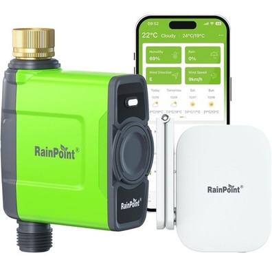 WiFi Water Timer for Garden Hose, Smart Sprinkler Timer with WiFi Antenna Gatewa