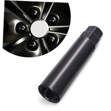 Pack-1 Car Lug Nut Key Replace Sleeve Replacement, 1 PC Six-tooth Black