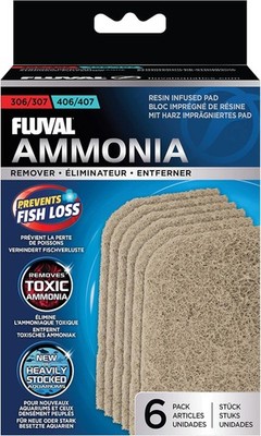 Fluval 306/307, 406/407 Ammonia Remover Pad, Replacement Aquarium Canister Filte