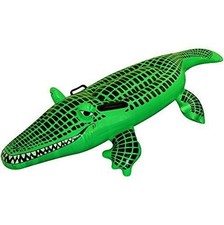 Novelty Inflatable 150cm Crocodile - Party Animal Jungle Theme Decoration
