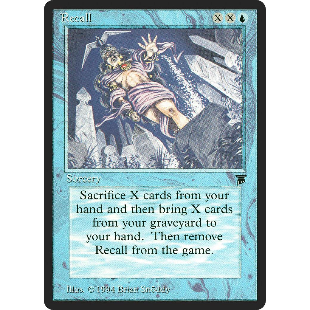 MTG \\>> Recall (Legends) <<// English - 341 Trading - Magic