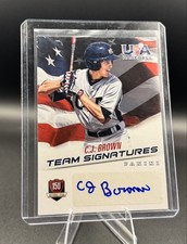 2015 Panini USA Baseball -15u National Team C.J. Brown #4 Signatures (Auto,/299)