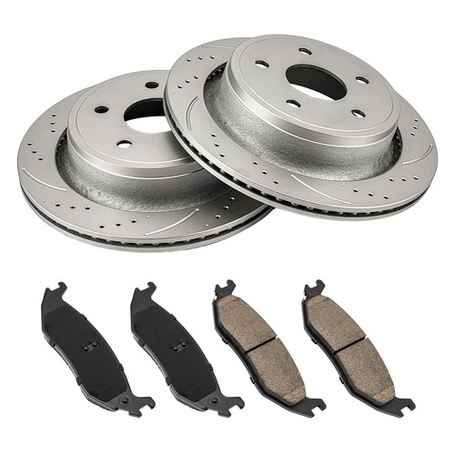 Rear Brake Rotor & Pads Kit for 2002-2003 Dodge Ram 1500 2004 5.7L 53006 898 - Picture 9 of 14