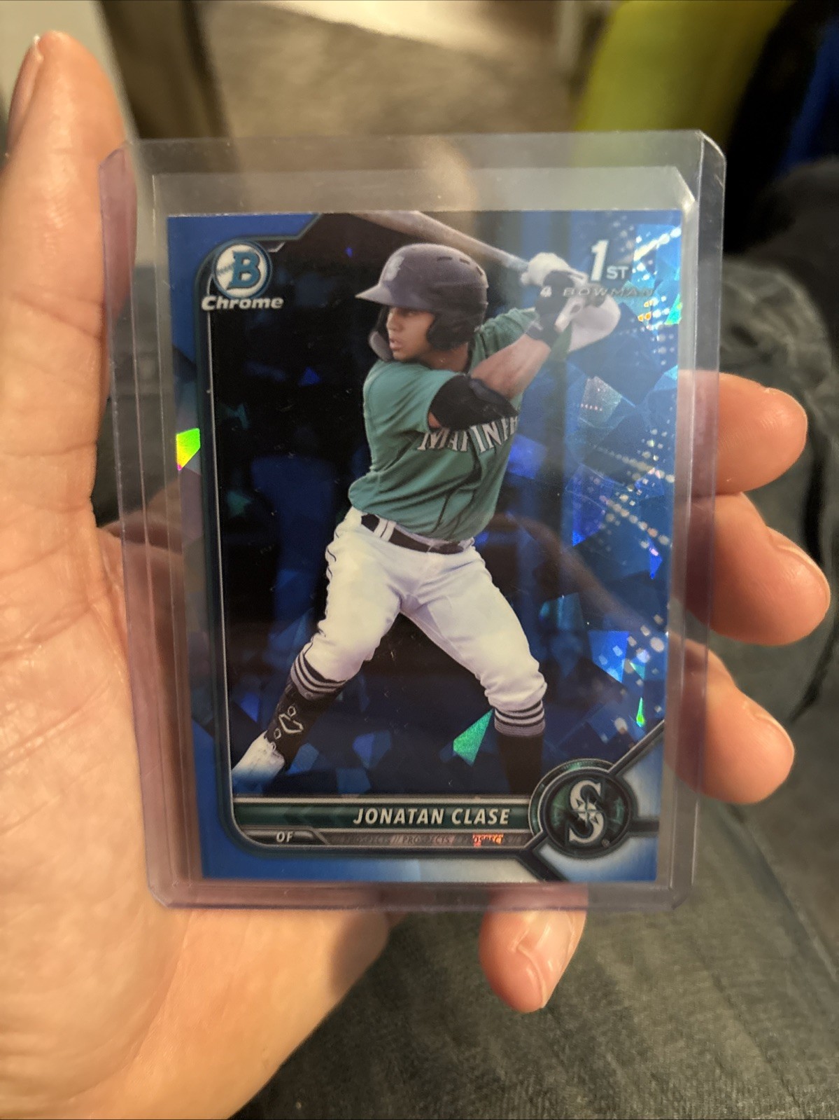 2022 Bowman Sapphire Edition - Chrome Prospects Jonatan Clase #BCP-118 (RC)