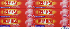 6 X Deep Heat Heat Rub Cream 100g