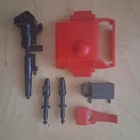 Private Listing - Prime Gun + 2 missiles , back guard, gun clip, leg cli