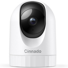 Indoor Security Camera 2K FHD with Night Vision Motion Detection Pan Tilt 2.4Ghz