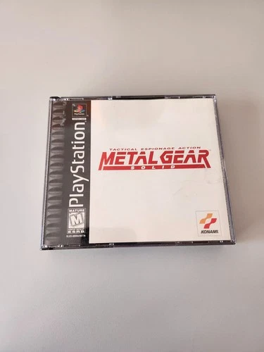 PlayStation PS1 - Metal Gear Solid Tactical Espionage Action (1998)  * READ *