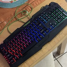Hypergear Wired RGB Illuminated Gaming Keyboard Mouse Headset Bundle